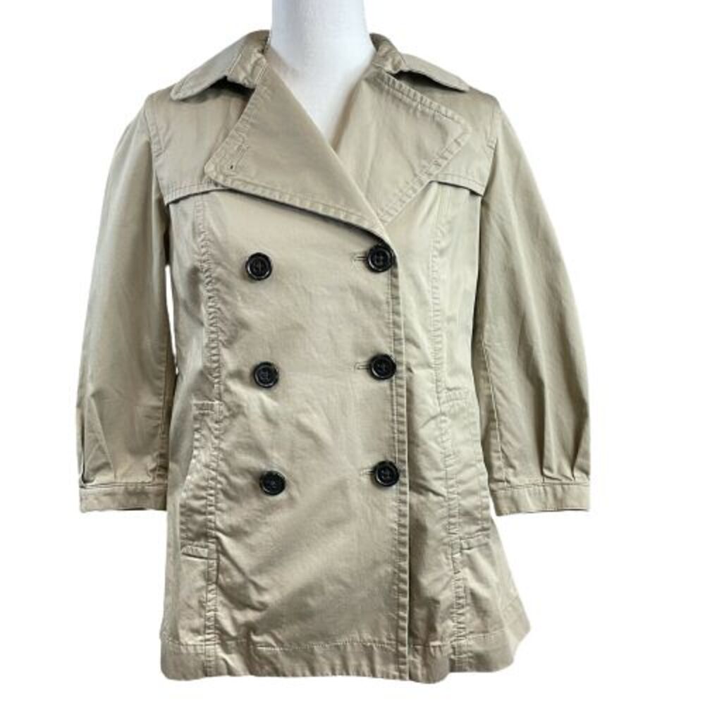 Gap Women's Size S Small Beige Button-Up Jacket 100% Cotton